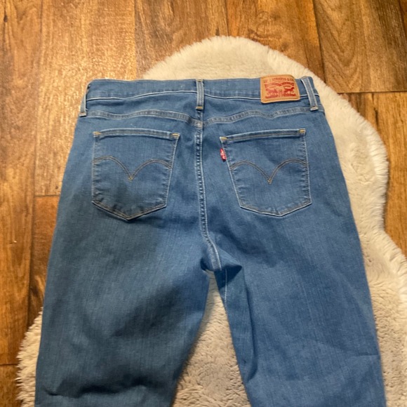 Levi's 720 High Rise Super Skinny Denim Jeans Size 31 Womens Distressed Light - Picture 7 of 8
